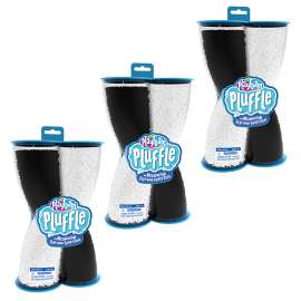 Playfoam® Pluffle Twist Black & White, 3 Packs