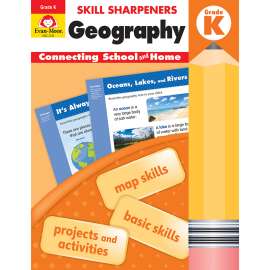 Skill Sharpeners: Geography, Grade K - Activity Book