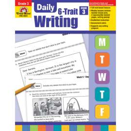 Daily 6-Trait Writing Book, Grade 3