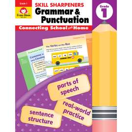 Skill Sharpeners: Grammar & Punctuation Activity Book, Grade 1