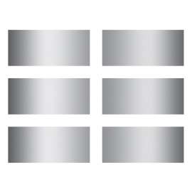 Rectangles Scratch Off Stickers, Pack of 180