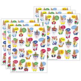 Dessert Gnomes Candy Scented Stickers, 80 Per Pack, 6 Packs
