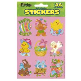 Easter Giant Stickers, Pack of 36