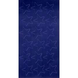 Presto-Stick Foil Star Stickers, 1/2", Blue, Pack of 250