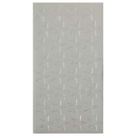 Presto-Stick Foil Star Stickers, 1/2", Silver, Pack of 250