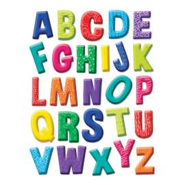 Color My World Alphabet Window Clings, 1 Sheet