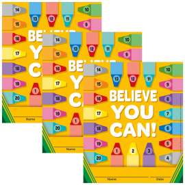 Crayola® Mini Reward Chart with Stickers, 36 Per Pack, 3 Packs