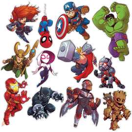 Marvel Super Hero Adventure 2-Sided Deco Kit