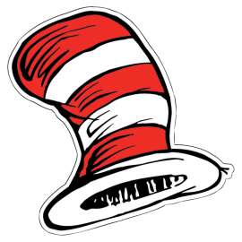 The Cat in the Hat Hats Paper Cut Outs, Pack of 36