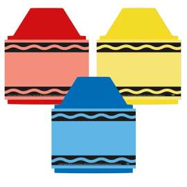 Crayola® Crayons Paper Cut-Outs, Pack of 36