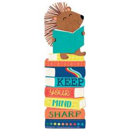 Hedge Hog Keep Your Mind Sharp Bookmarks, Pack of 36