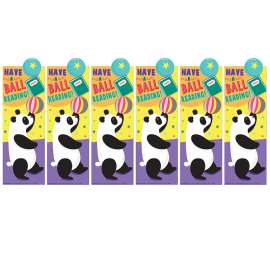 Panda Have a Ball Reading Bookmarks, 36 Per Pack, 6 Packs
