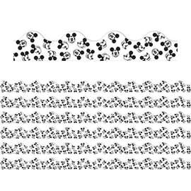 Mickey Mouse® Throwback Tossed Mickeys Deco Trim®, 37 Feet Per Pack, 6 Packs