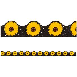 The Hive Black Floral Deco Trim®, 37 Feet