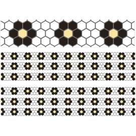 The Hive Floral Mosaic Deco Trim®, 37 Feet Per Pack, 6 Packs