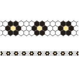 The Hive Floral Mosaic Deco Trim®, 37 Feet