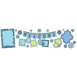 Blue Harmony Welcome Bulletin Board Sets