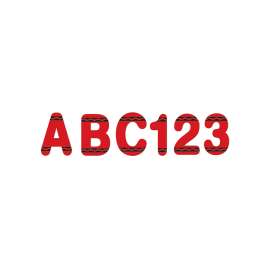 Crayola® Red Deco Letters, 178 Per Pack, 3 Packs