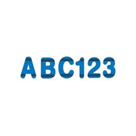 Crayola® Blue Deco Letters, 178 Per Pack, 3 Packs