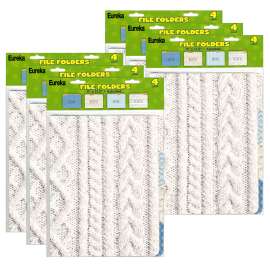 A Close-Knit Class File Folders, 4 Per Pack, 6 Packs