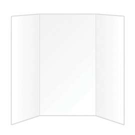 Foam Project Board, 18" x 24", White, Pack of 10