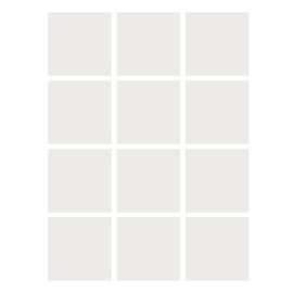 Dry Erase Stickables with Dry Erase Marker, White, 4" x 4", 12 Per Pack, 4 Packs