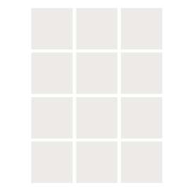 Dry Erase Stickables with Dry Erase Marker, White, 5" x 5", 12 Per Pack, 4 Packs