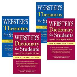 Webster's For Students Dictionary/Thesaurus Shrink-Wrapped Set, 2 Sets