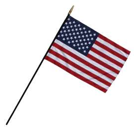 Heritage U.S. Classroom Flag, 24" x 36" Flag, 7/16" x 48" Staff
