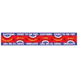 Ticket to the Top - Presidential Elections Bulletin Board Borders, 32 Feet