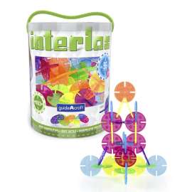Interlox Discs Building Set, 96 Pieces