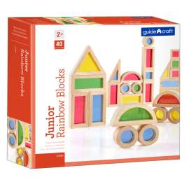 Jr. Rainbow Blocks, 40 Pieces