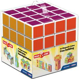 Magicube - 64 Piece Multicolored Free Building Set