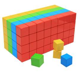 Magicube Classroom Set Bulk Pack, 128 Blocks Recycled