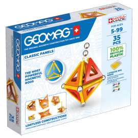 Geomag Green Line Panels, 35 Pieces