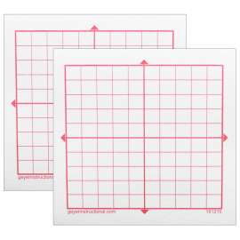 Graphing 3M Post-it Notes, XY Axis, 10 x 10 Square Grid, 4 Pads Per Pack, 2 Packs