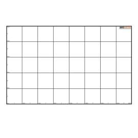 Wonder League Robotics Competition Grid Mat, 150cm x 240cm with 30cm Grid