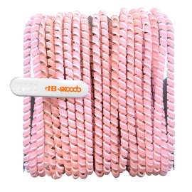 Skooob Tangle Free Earbud Covers - Light Pink/White