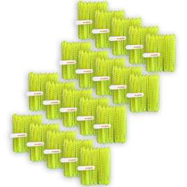 Skooob Tangle Free Earbud Covers - Yellow, Pack of 20