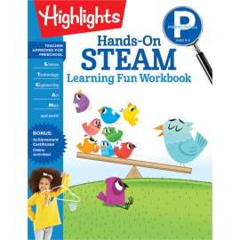 Hands-On STEAM Learning Fun Workbook, Preschool