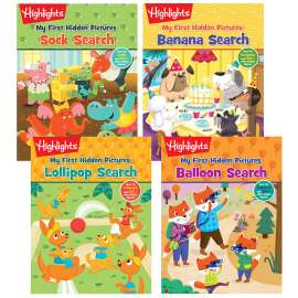 My First Hidden Pictures Activity Books, Set of 4