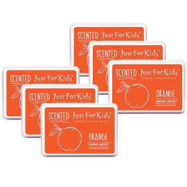Just for Kids® Scented Ink Pad Orange/Orange, Pack of 6