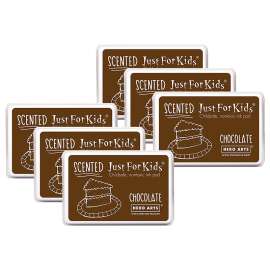 Just for Kids® Scented Ink Pad Chocolate/Brown, Pack of 6