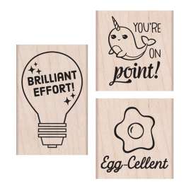 Brilliant Effort Wood Stamps Set