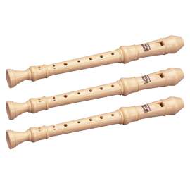 3-Piece Soprano Recorder, Pack of 3