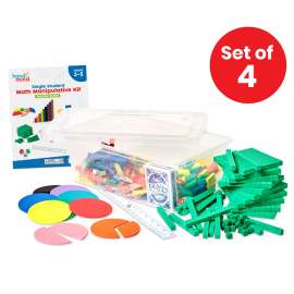 Individual Student Manipulative Kits, Grades 3-5, Set of 4