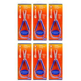 Snippy® Easy Spring Loop Scissors, Blunt Tip, Pack of 6