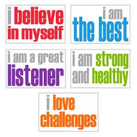 Positivity Posters, Pack of 5