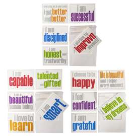 Note Cards with Envelope, Personal Growth Set, 2 Each of 15 Titles, Set of 30