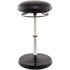 Office PLUS Everyday Adjustable Chair 18.5-26.75" Black Leather-Like